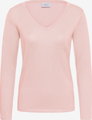 SAINT TROPEZ Sweter w kolorze różowy: przód