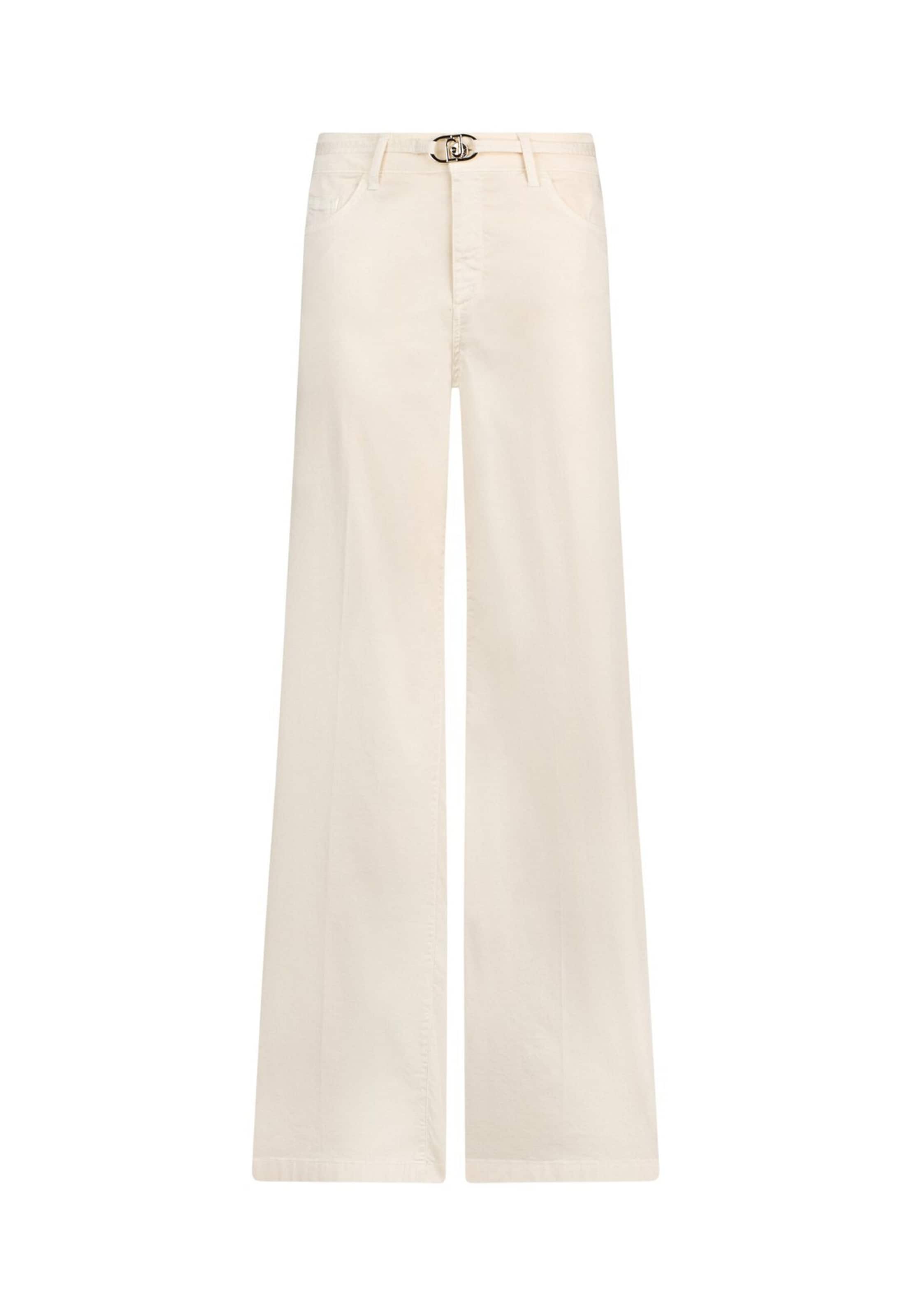 Liu Jo Flared Jeans in Wit: voorkant