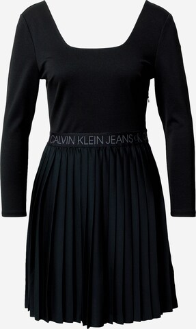 Robe Calvin Klein Jeans en noir : devant