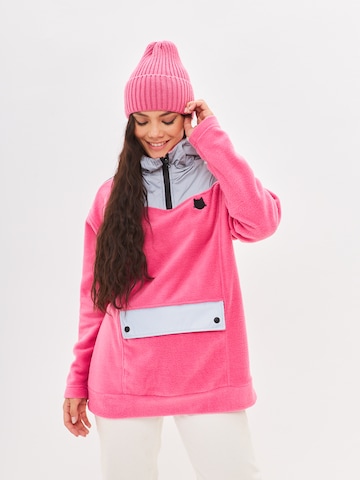 Cat e Lolette Fleece Jacket 'Cat Hoodie' in Pink
