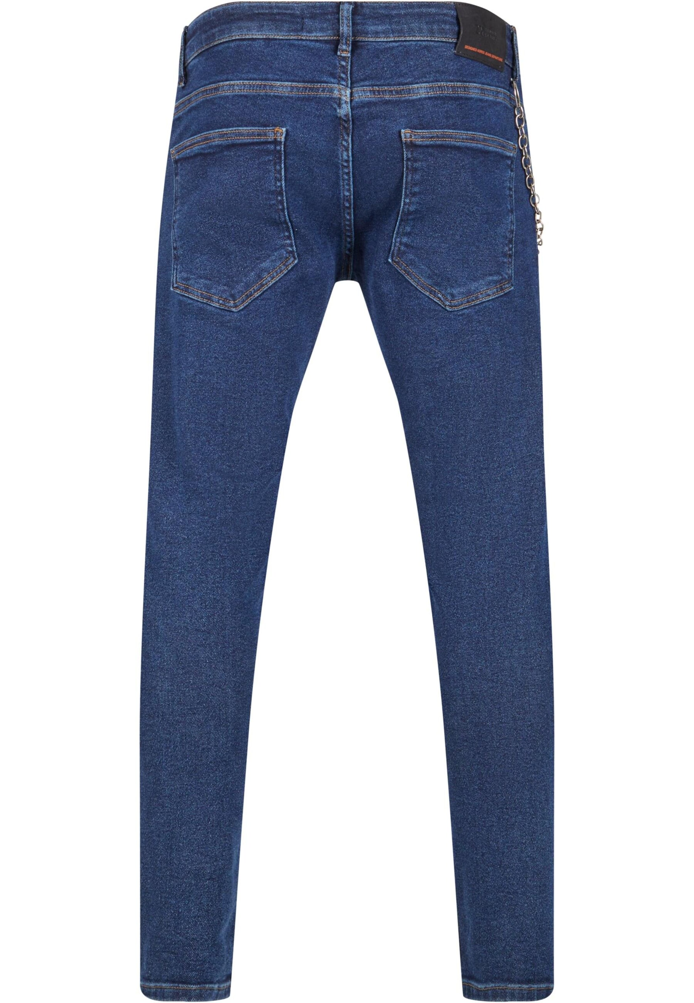 2Y Premium Tapered Jeans in Blue