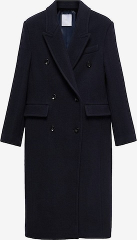 MANGO Between-Seasons Coat 'Borabora' in Blue: front