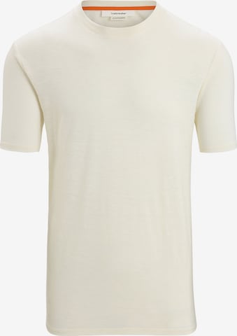 T-Shirt fonctionnel 'Merino' ICEBREAKER en blanc : devant