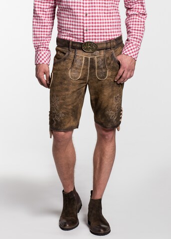SPIETH & WENSKY - regular Pantalón tradicional 'Havel' en marrón