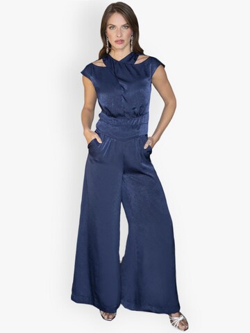 HotSquash Jumpsuit in Blauw: voorkant