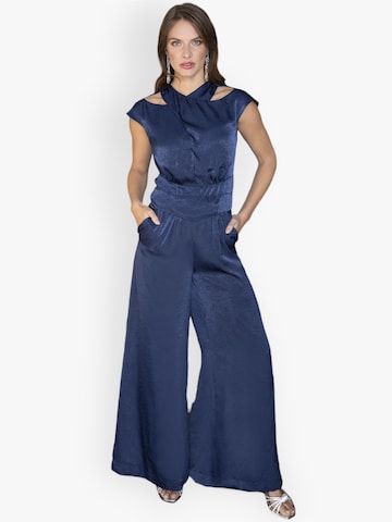 Tuta jumpsuit di HotSquash in blu: frontale