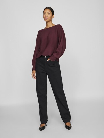 VILA Sweater in Red