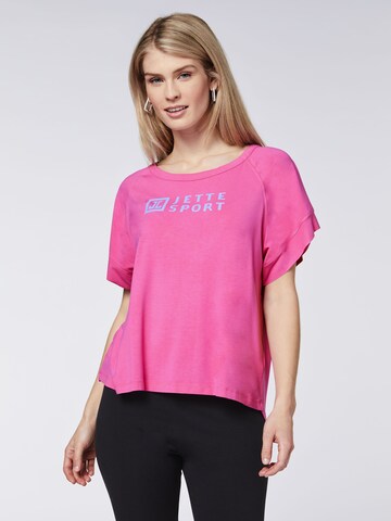 Jette Sport T-Shirt in Pink: Vorderseite