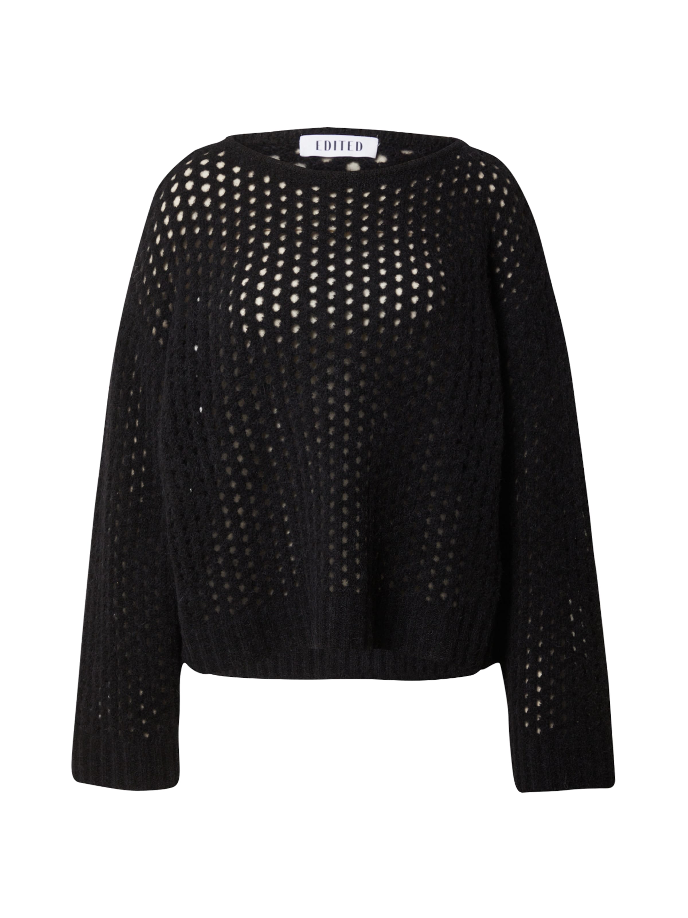 Pull-over 'Frantje' EDITED en noir : devant