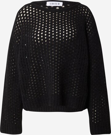 EDITED Sweater 'Frantje' in Black: front