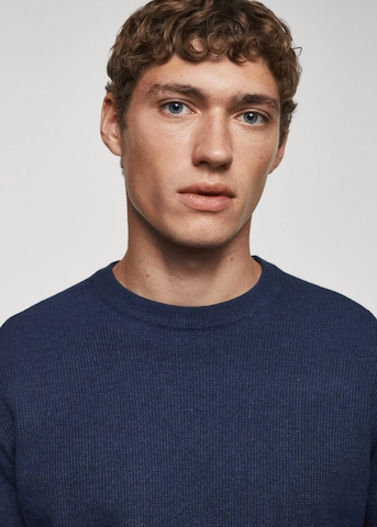 MANGO MAN Pullover 'Antigua' in Blau