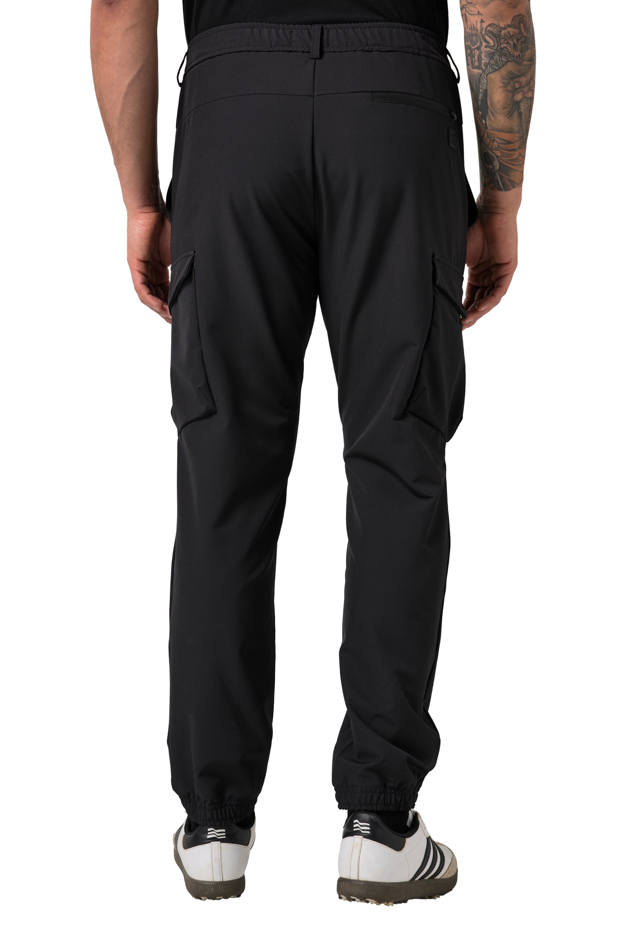 JAY-PI Tapered Broek in Zwart