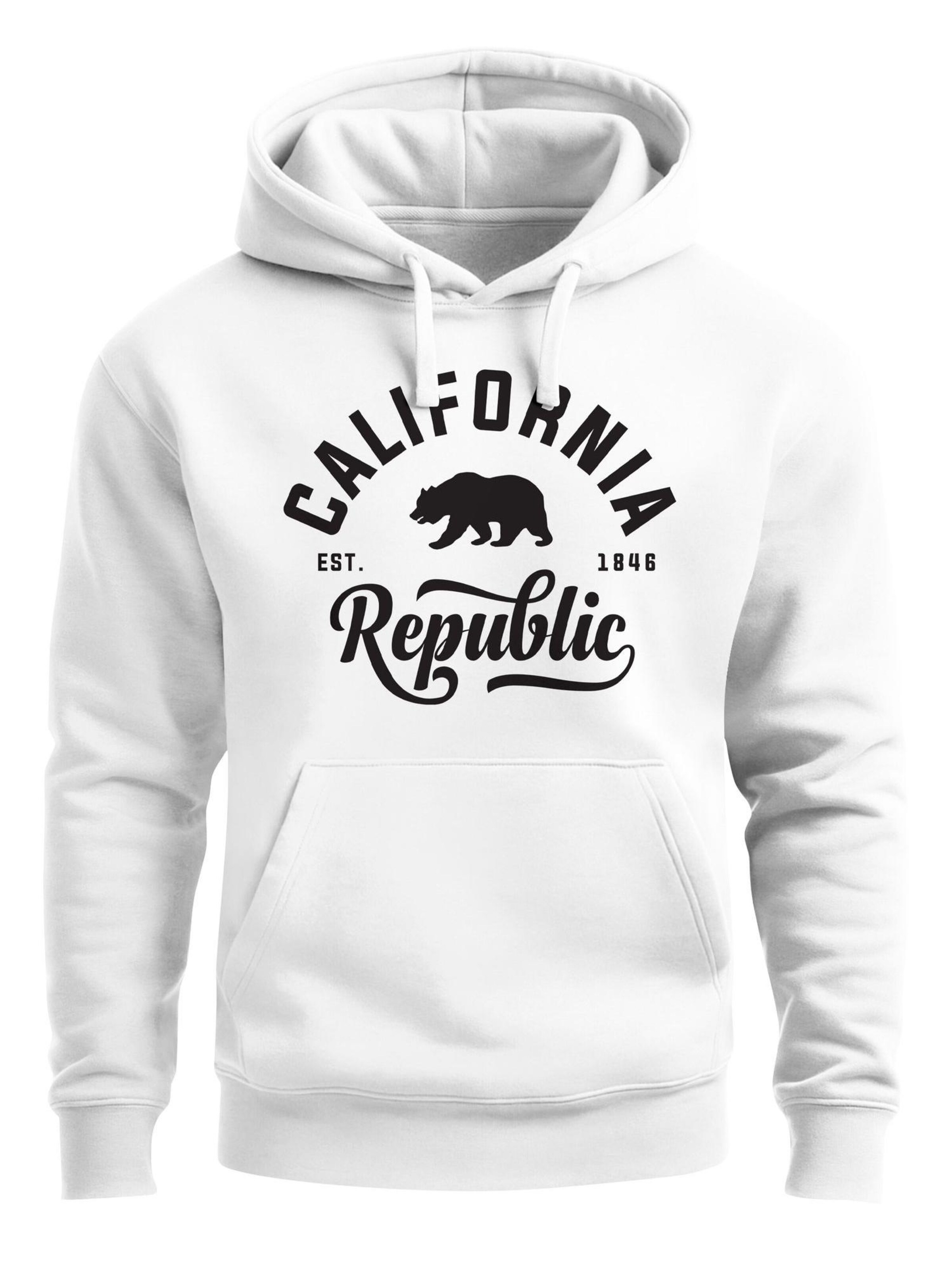 Neverless Sweatshirt 'California' in White: front
