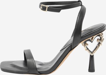 ALDO Strap Sandals 'LOVETHRONE' in Black
