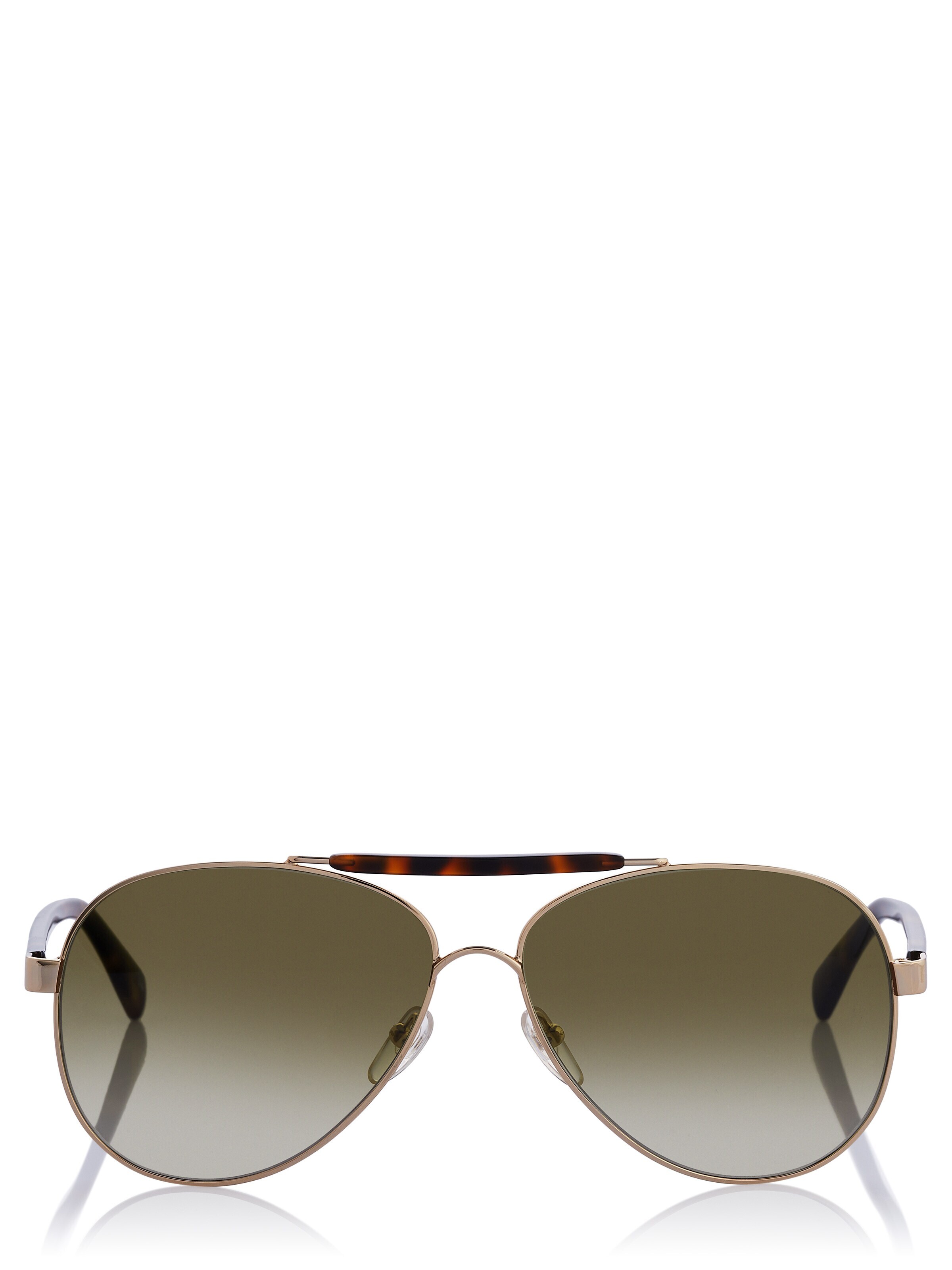 Lunettes de soleil 'Longchamp Sonnenbrille' Longchamp en or : devant