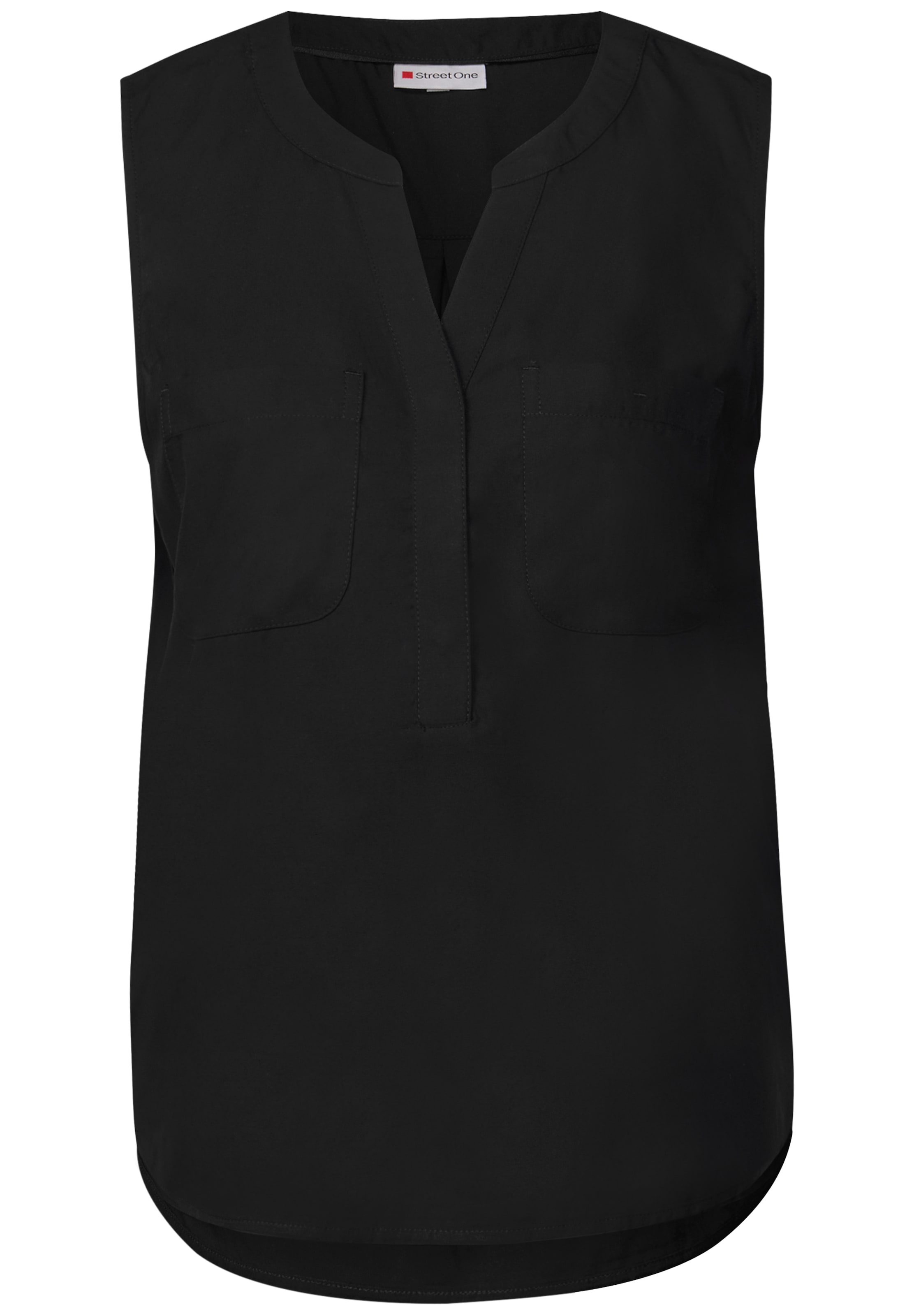 STREET ONE Bluse in Schwarz: Vorderseite