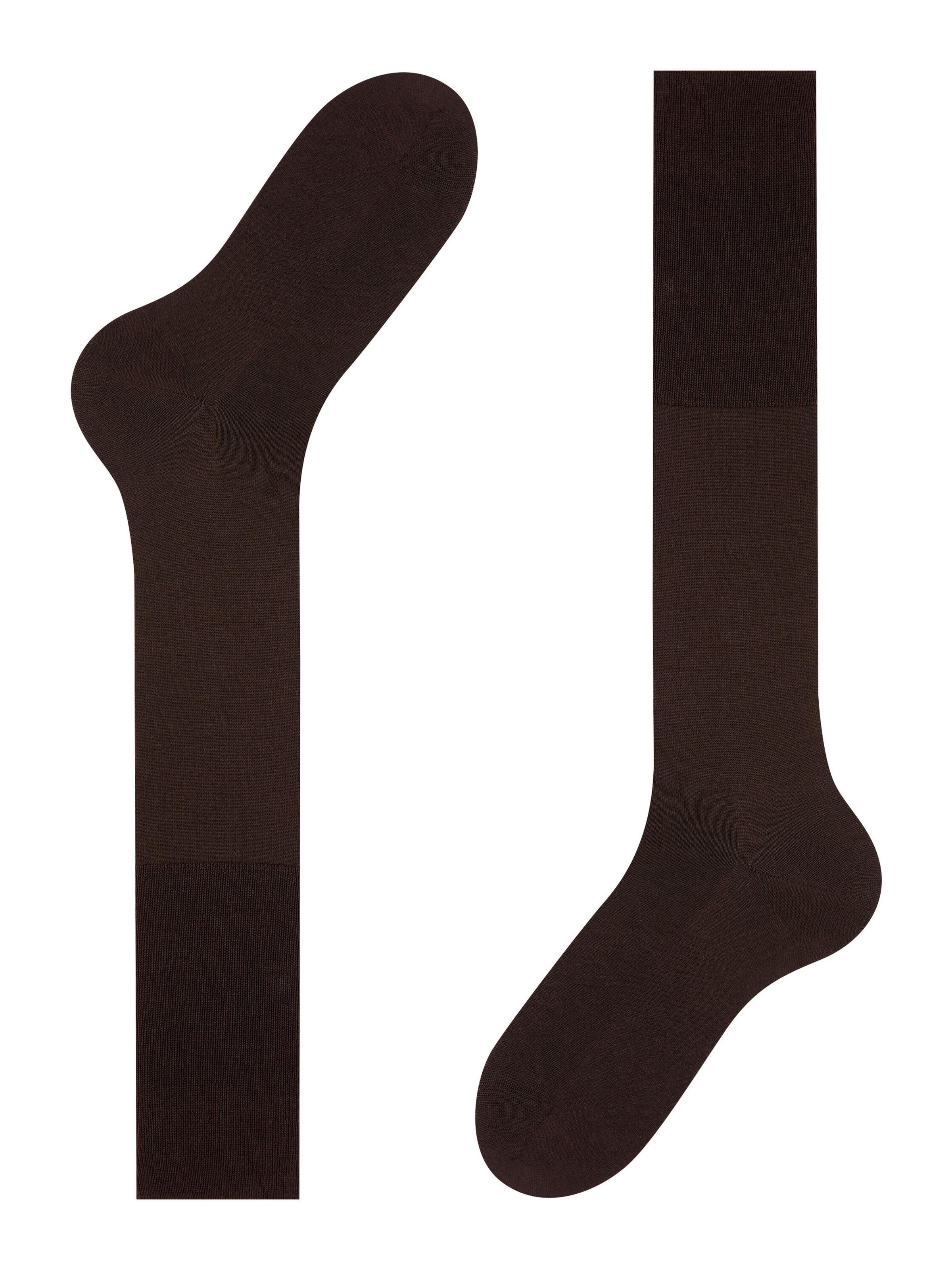 FALKE Knee High Socks 'Airport' in Brown