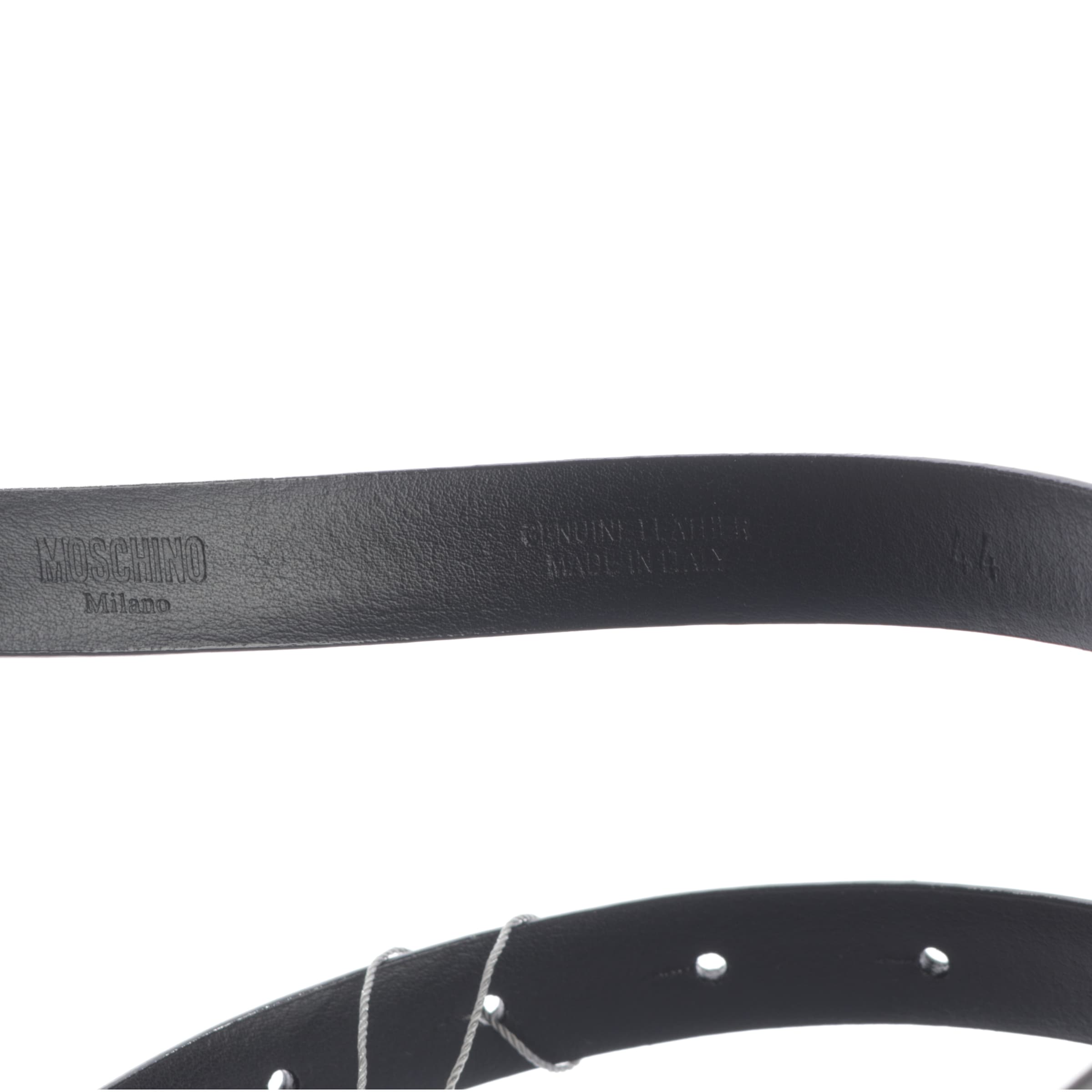 MOSCHINO Gürtel XXL in Schwarz