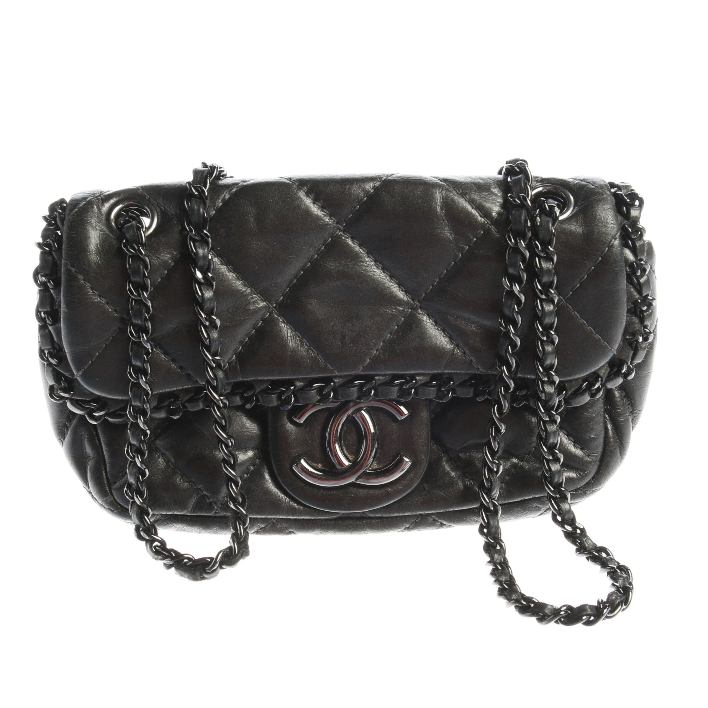 CHANEL Schultertasche / Umhängetasche in One Size in grau, Produktansicht