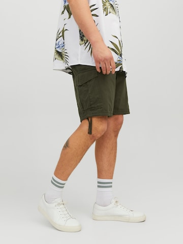 Jack & Jones Plus - regular Pantalón cargo 'Marley' en verde