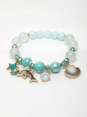 AVANT-GARDE PARIS Armband 'Quinta' in Blau: Vorderseite