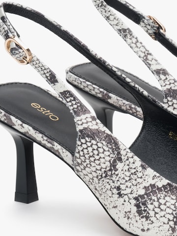Estro Pumps '9805-6' i sort