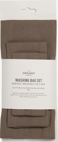 The Organic Company Laundry Basket in Brown: front