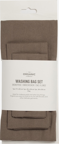 The Organic Company Laundry Basket in Brown: front