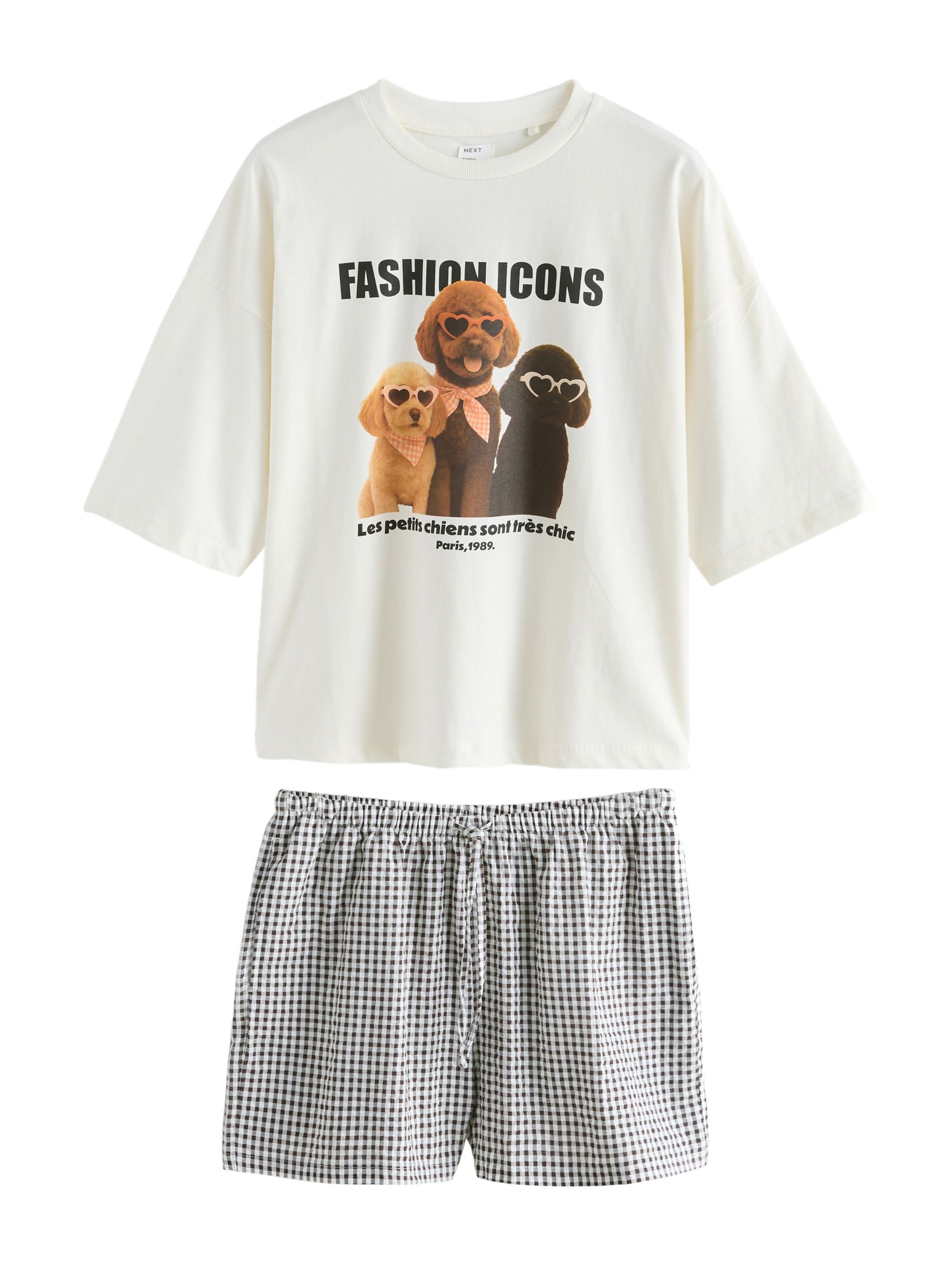 Next Pyjama in Grijs: voorkant