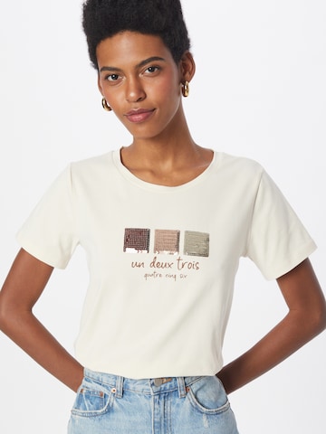 MORE & MORE - Camiseta en beige: frente