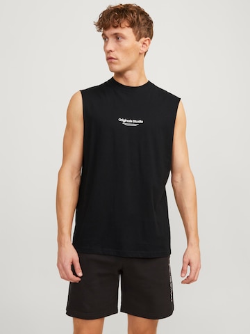 T-Shirt 'VESTERBRO' JACK & JONES en noir : devant