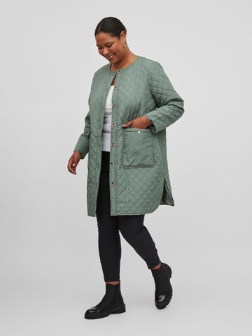 VILA Between-Seasons Coat in Green