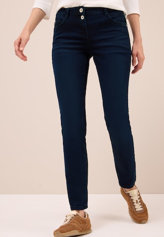 Coupe slim Jean 'Scarlett' CECIL en bleu : devant