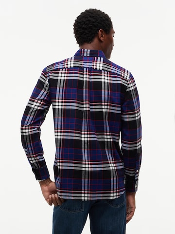 TOMMY HILFIGER Regular fit Button Up Shirt 'Hero' in Blue
