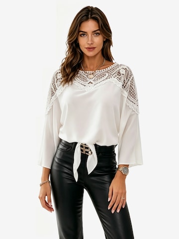 KoJooin Bluse in Weiß: Vorderseite