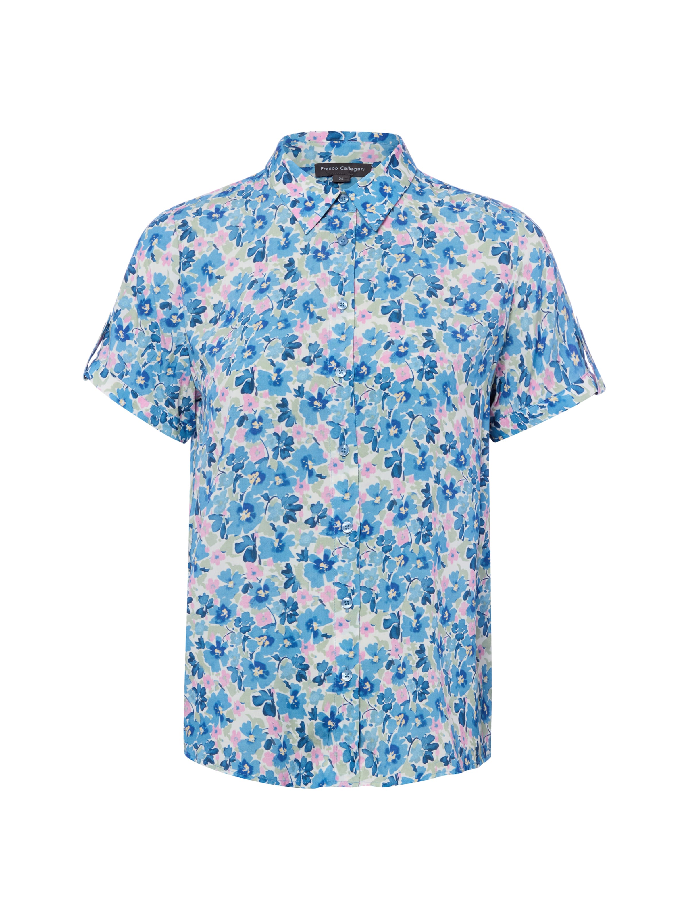 Franco Callegari Blouse in Blue: front