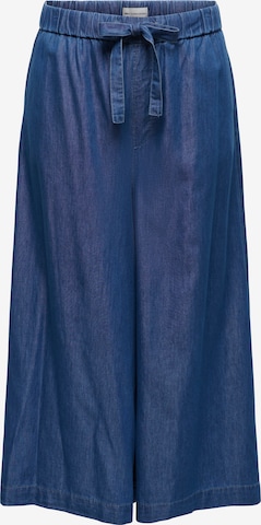 ONLY Carmakoma Wide Leg Farkut 'CARBEA' värissä sininen: etupuoli
