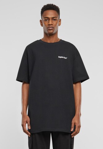 Forgotten Faces - Camisa 'Silver Robot' em preto
