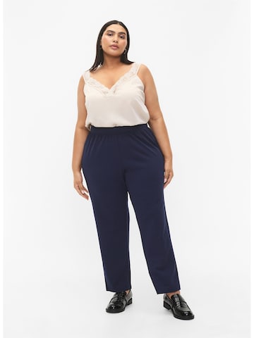 Regular Pantaloni de la Zizzi pe albastru