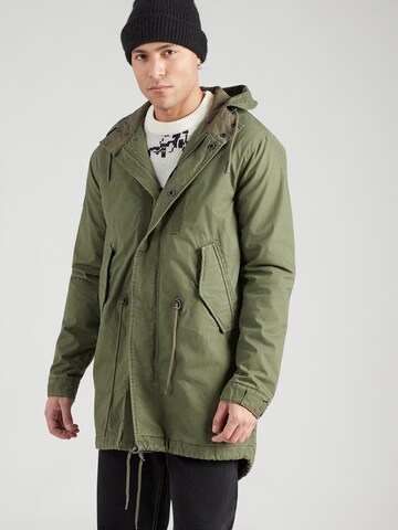 Superdry & Co Átmeneti parka - zöld: elől