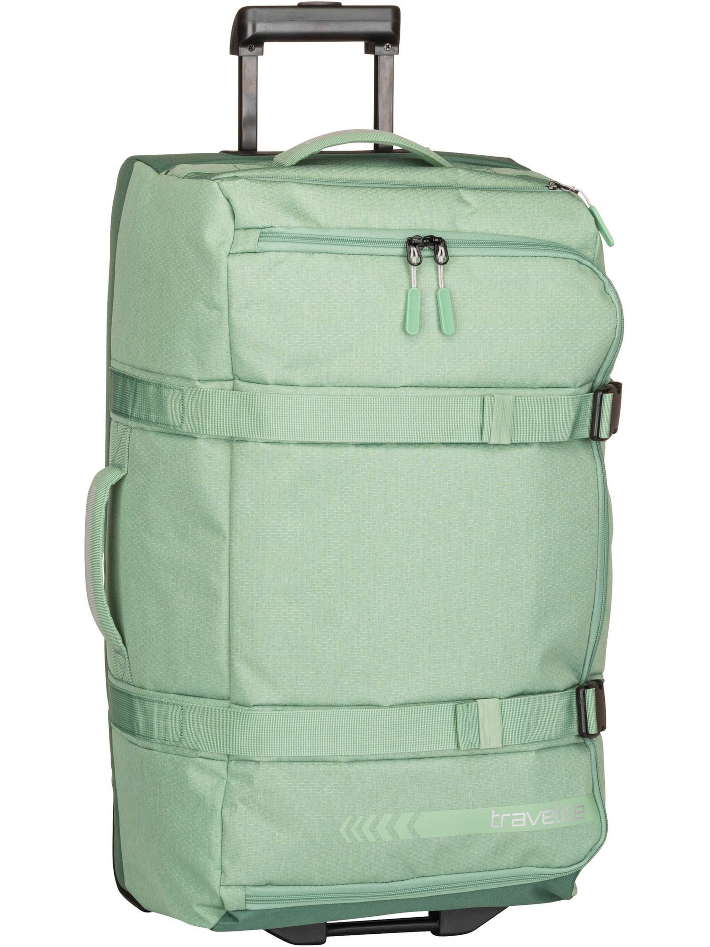 Trolley di TRAVELITE in verde: frontale