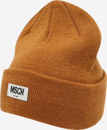 MSCH COPENHAGEN Beanie 'Mojo' in Brown: front