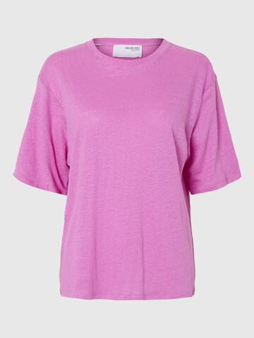 SELECTED FEMME Oversized bluse i pink