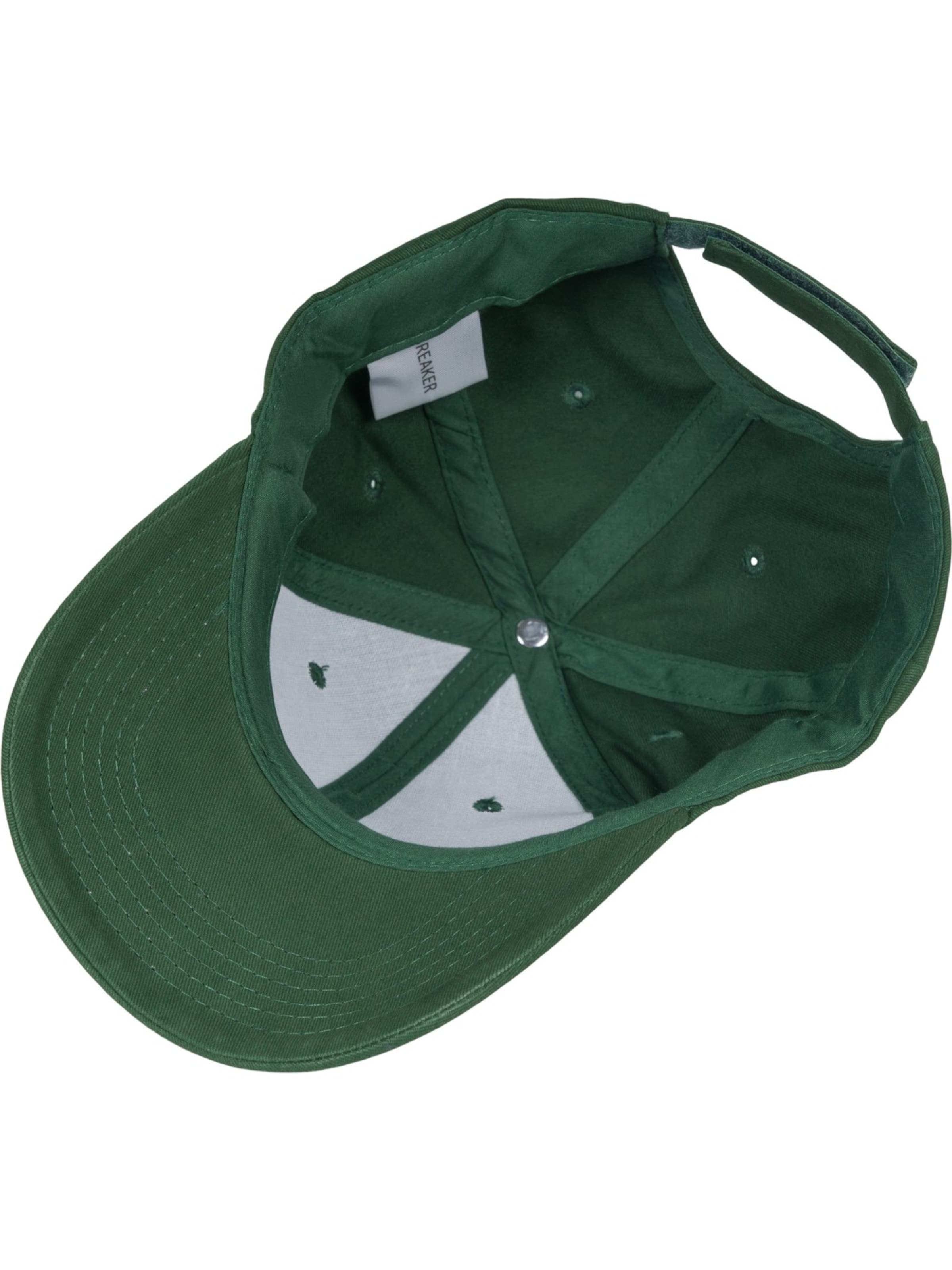 styleBREAKER Cap 'Baseball Cap Einfarbig'‌‌‌‌‌‌ in Grün