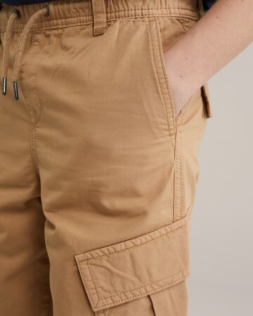 WE Fashion Regular Hose in Braun