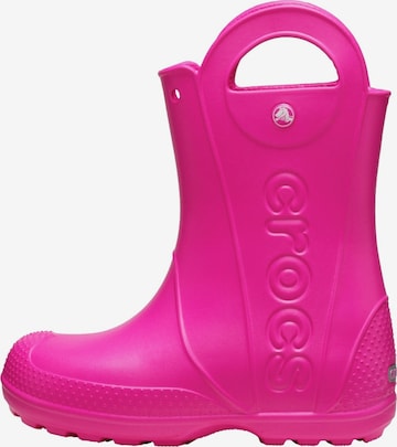Stivale di Crocs in rosa: frontale