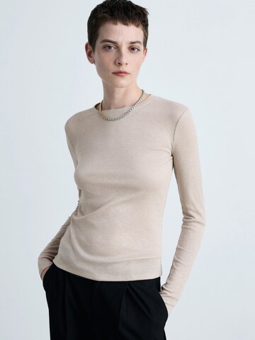 MANGO Shirt 'SECONDBI' in Beige: Vorderseite