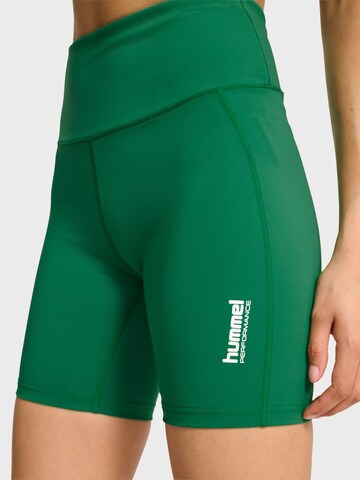 Hummel Скинни Спортивные штаны 'Pulse' в Зеленый