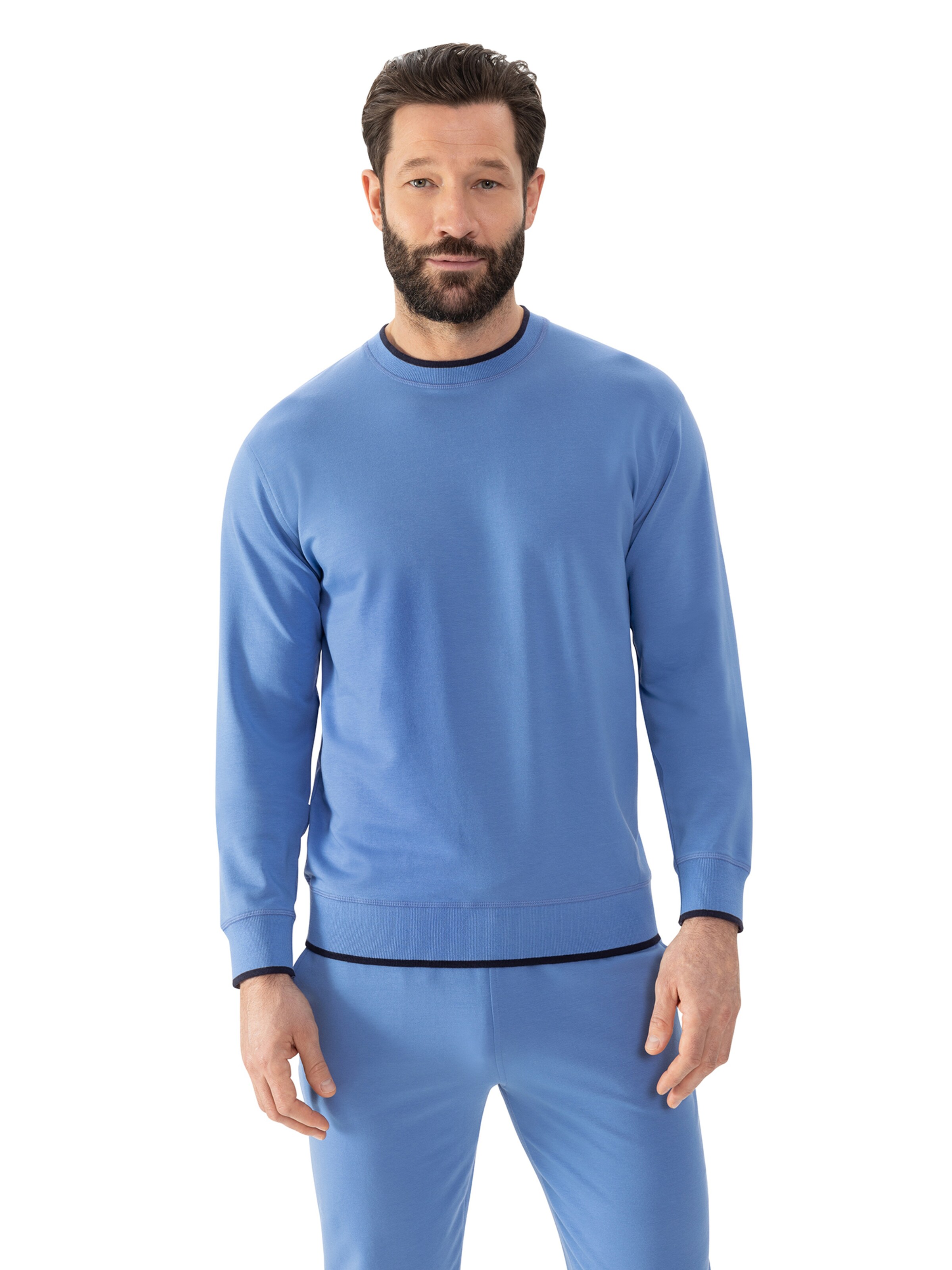 Sweat-shirt Mey en bleu : devant