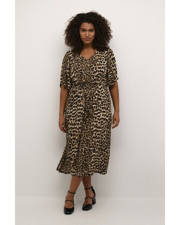 KAFFE CURVE Dress 'Ami' in Brown